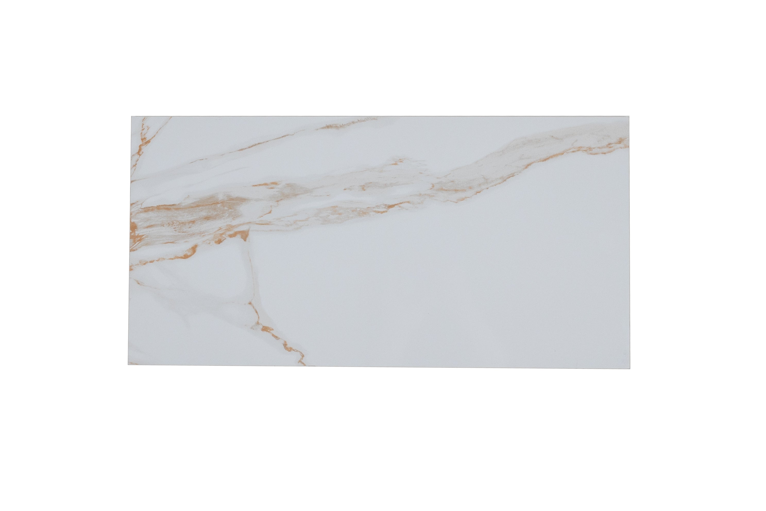 12x24 Calacatta Gold Base & Wave white body wall tile (sold seperately)